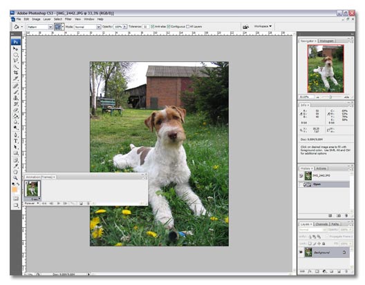 Przestrzenie robocze w Photoshop CS3